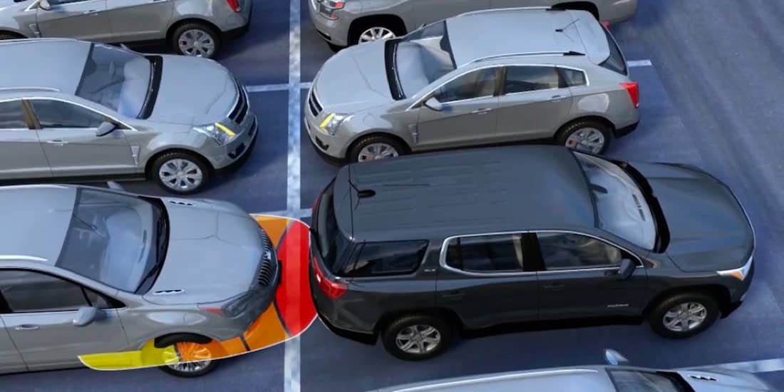 Acadia rear park assist